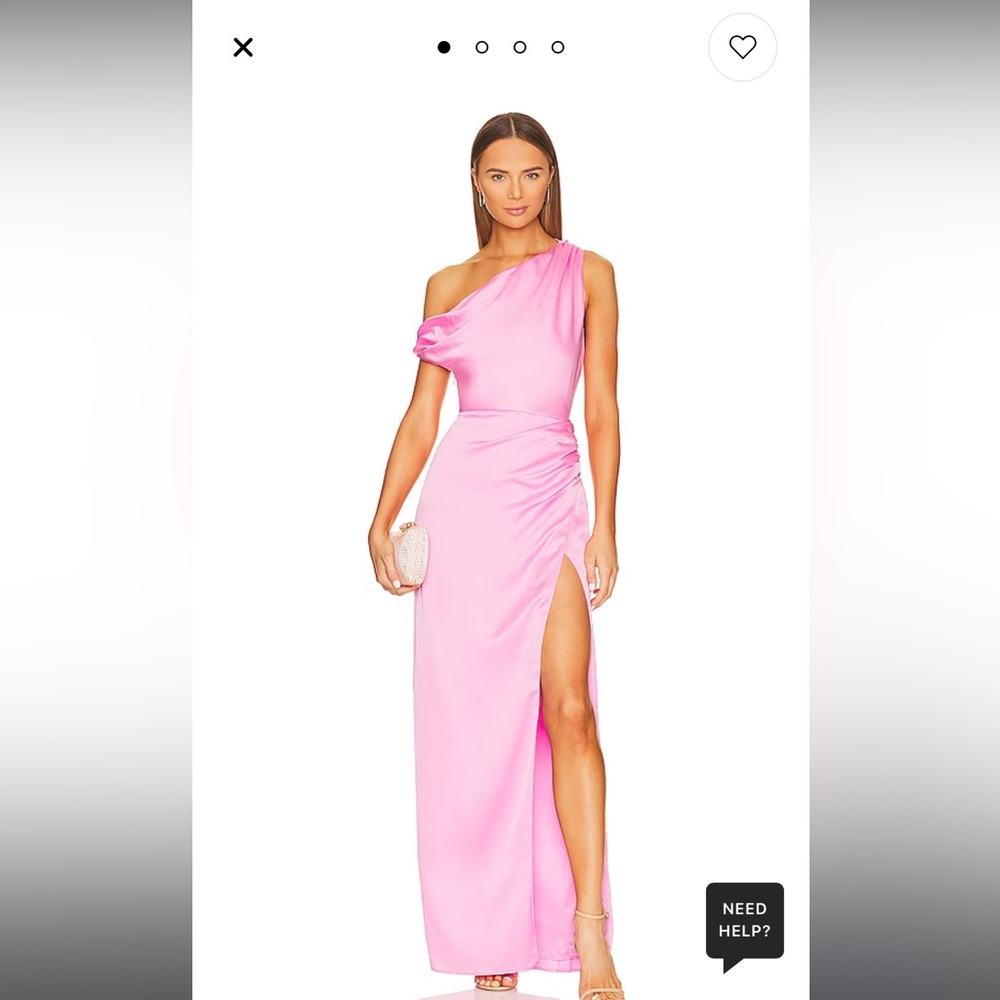 Pink prom dress worn once
